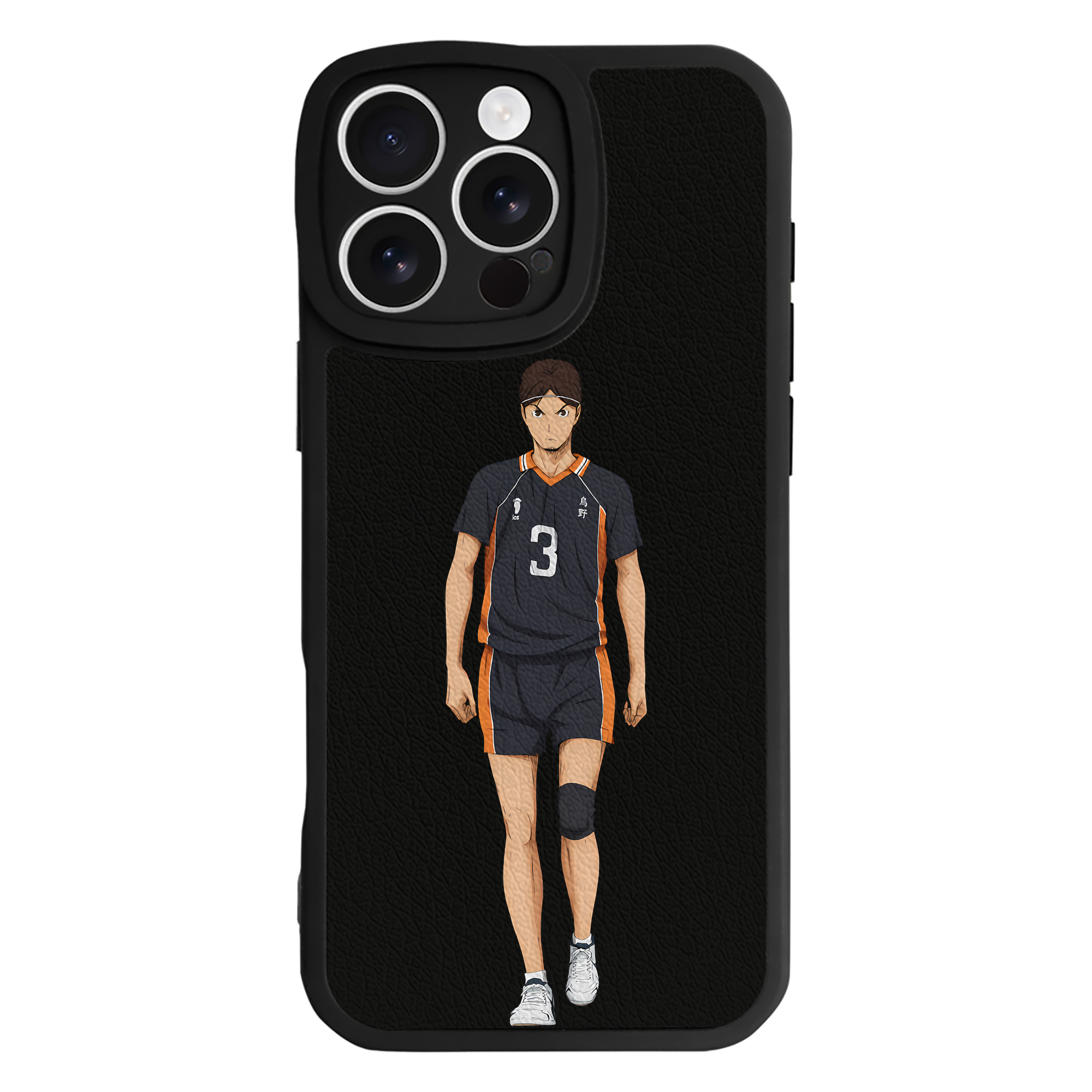 （画像用） ハイキュー!! Haikyu!! 【iPhone 16シリーズ対応】シリコンスマホケース（レザー調） 材質：シリコン